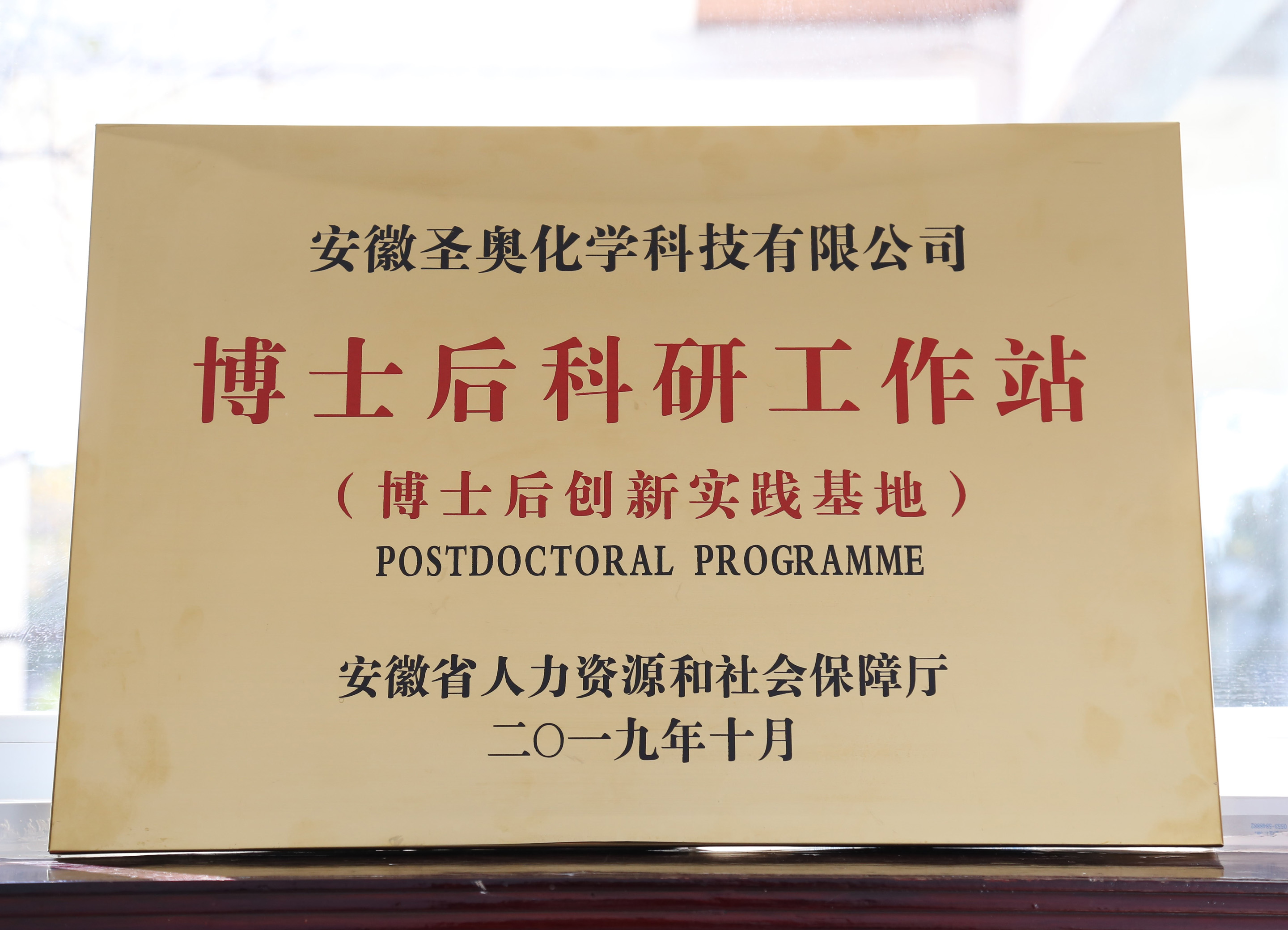 安徽圣奧“博士后科研工作站”掛牌成立 
