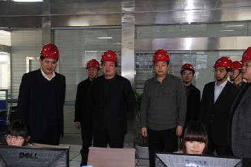 銅陵縣委縣政府對安徽圣奧進行實地調(diào)研 