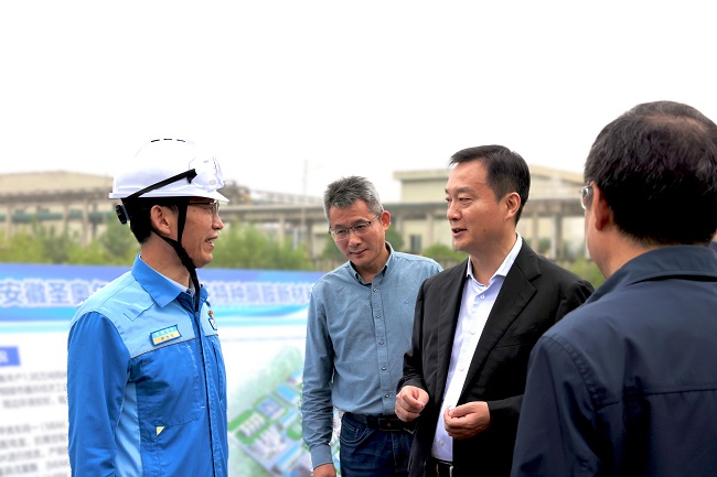 銅陵市委副書記、市長孔濤調(diào)研安徽圣奧