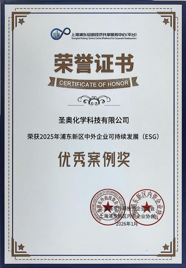 Sennics Honored by Pudong New Area for I...